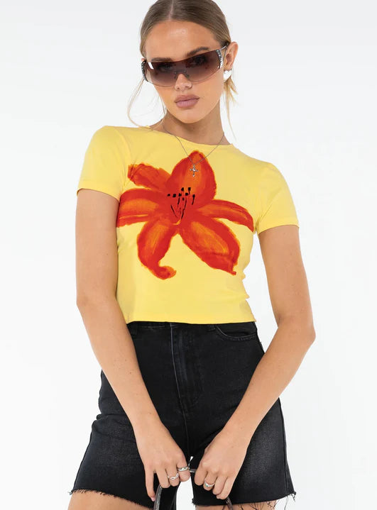 Lily Blossom Graphic Tee