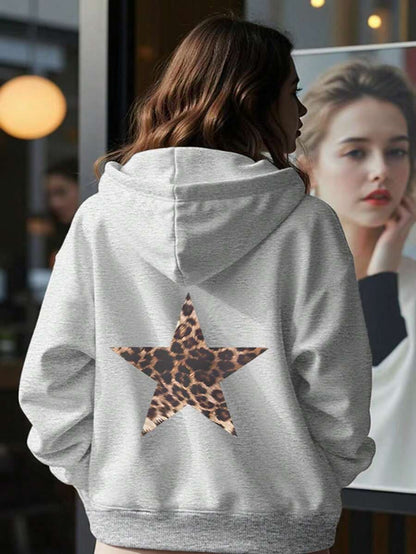 Lily Leopard Star Hoodie