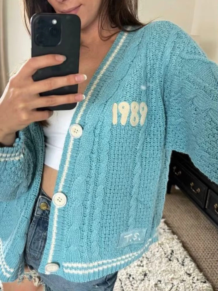 Emily 1989 Cable Knit Cardigan