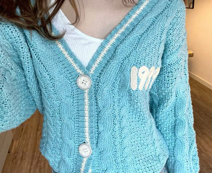 Emily 1989 Cable Knit Cardigan