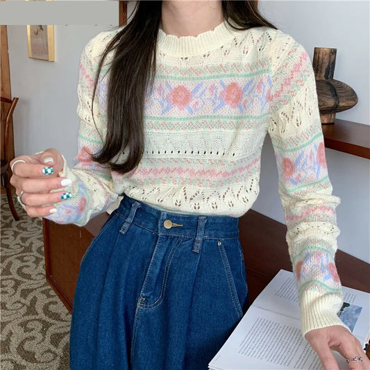 Daisy Pastel Knit Sweater