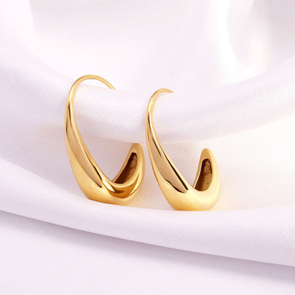 Lunar Hoop Earrings