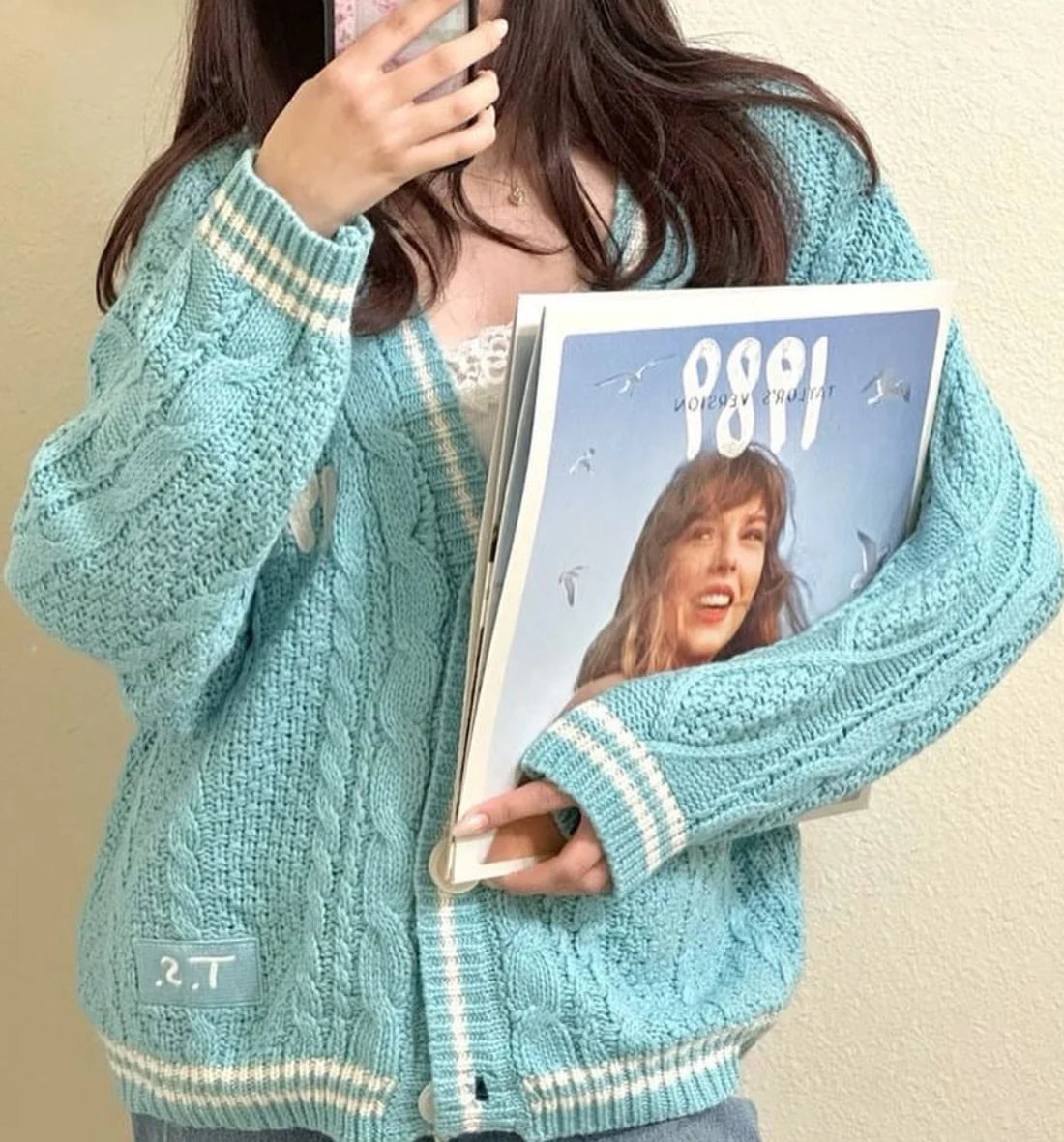 Emily 1989 Cable Knit Cardigan