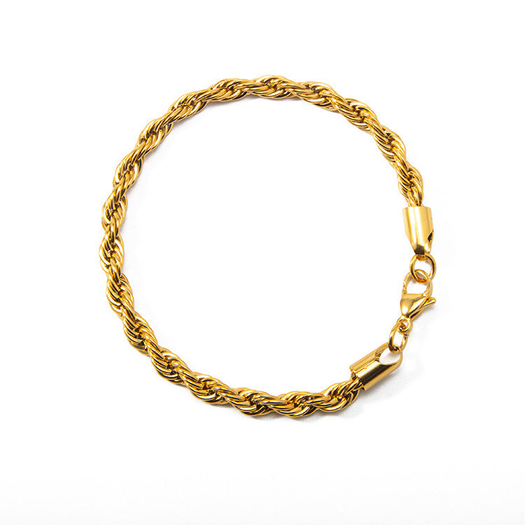 Classic Rope Chain Bracelet