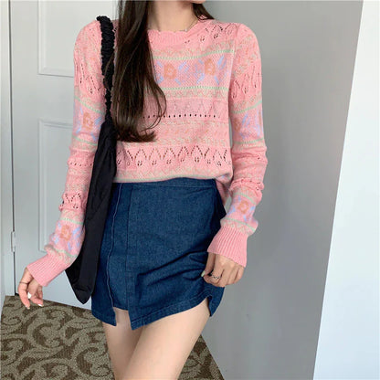 Daisy Pastel Knit Sweater