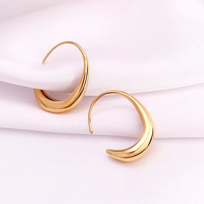 Lunar Hoop Earrings