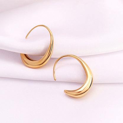 Lunar Hoop Earrings