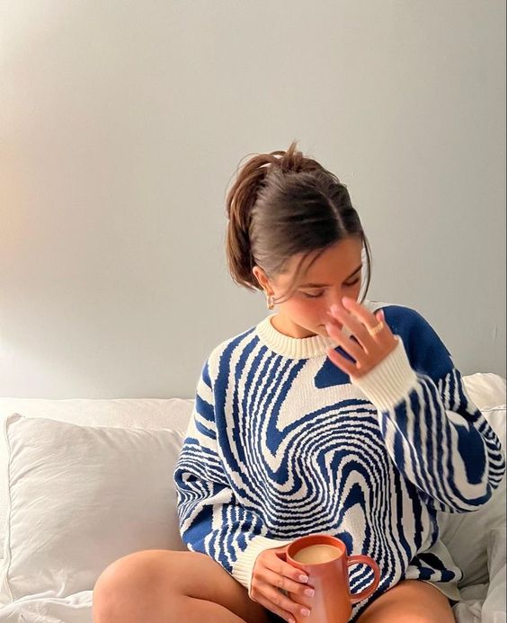 Nora Swirl Knit Sweater