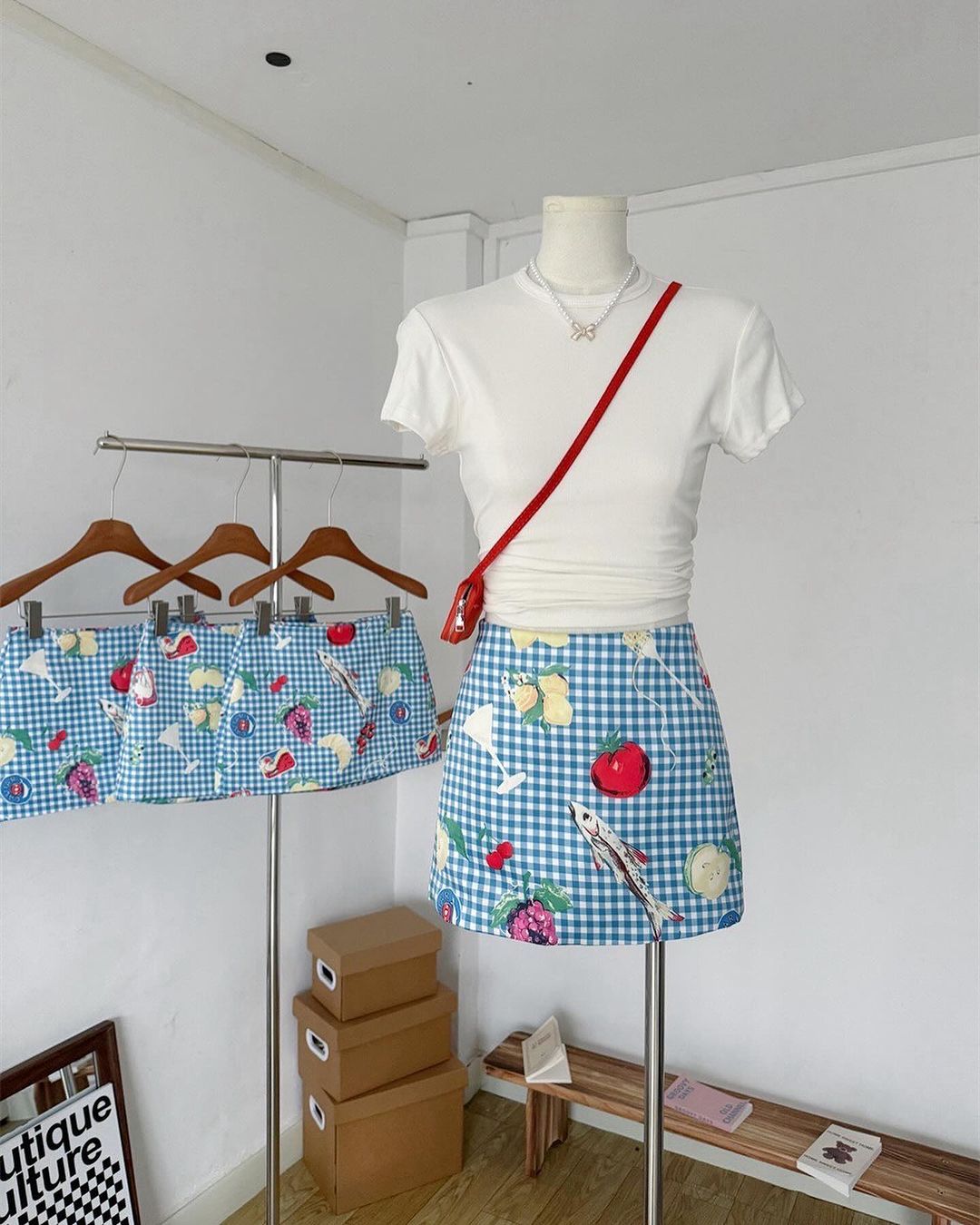 Charming Cottagecore Mini Skirt