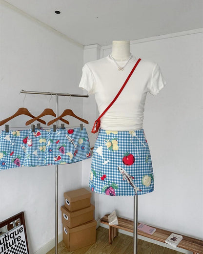 Charming Cottagecore Mini Skirt