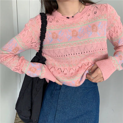 Daisy Pastel Knit Sweater