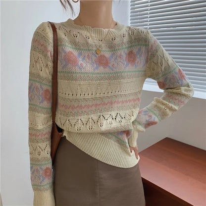 Daisy Pastel Knit Sweater