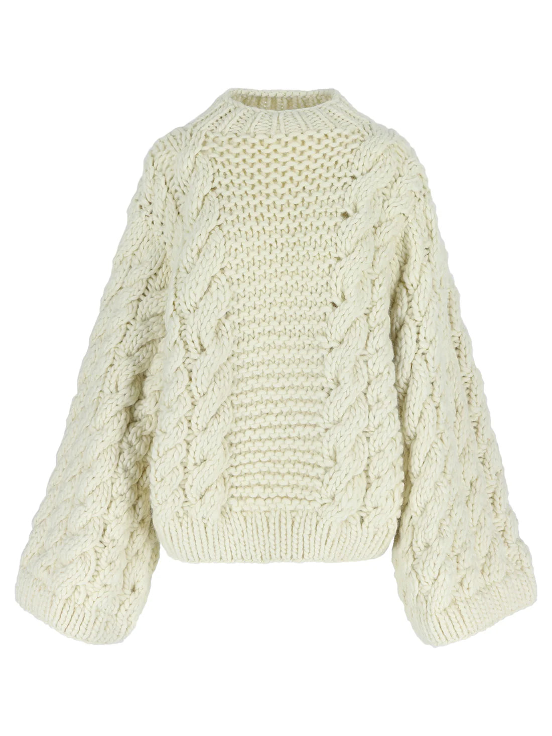 Isla Chunky Cable-Knit Sweater