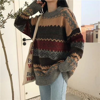 Chloe Cozy Fair Isle Sweater