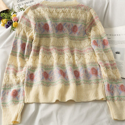 Daisy Pastel Knit Sweater