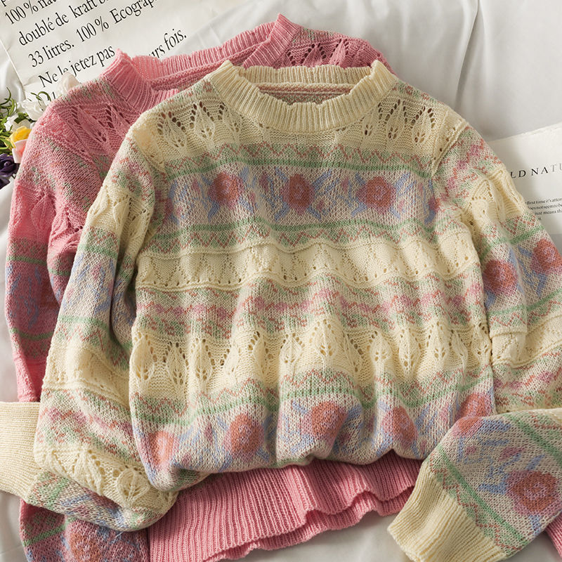 Daisy Pastel Knit Sweater