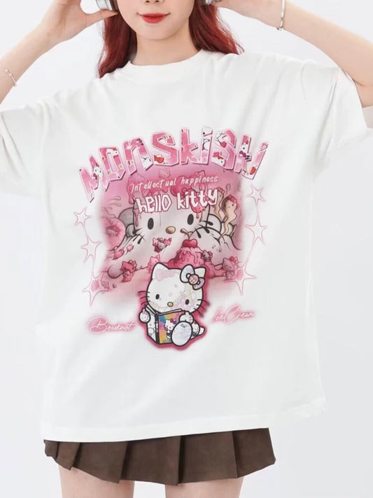 Kawaii Kitty Graphic Tee