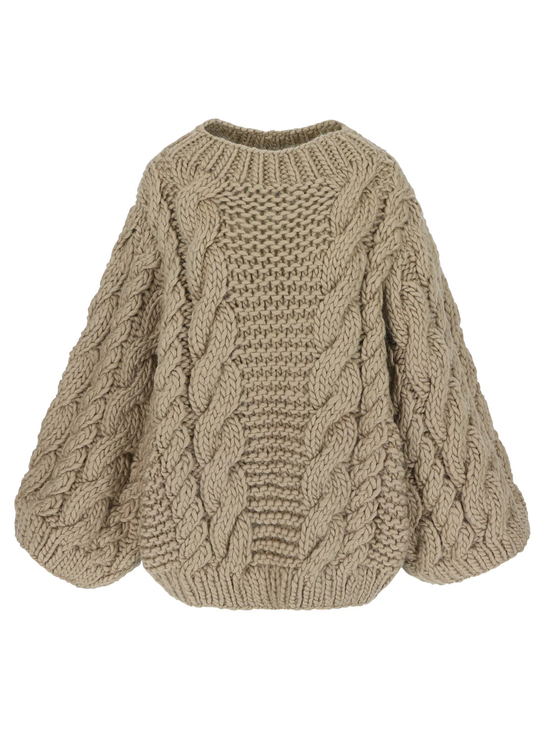 Isla Chunky Cable-Knit Sweater