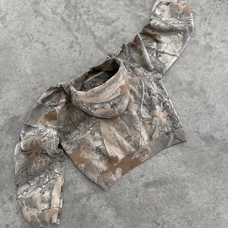 Mila Camouflage Zip up Jacket