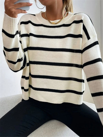 Emma Striped Knit Sweater