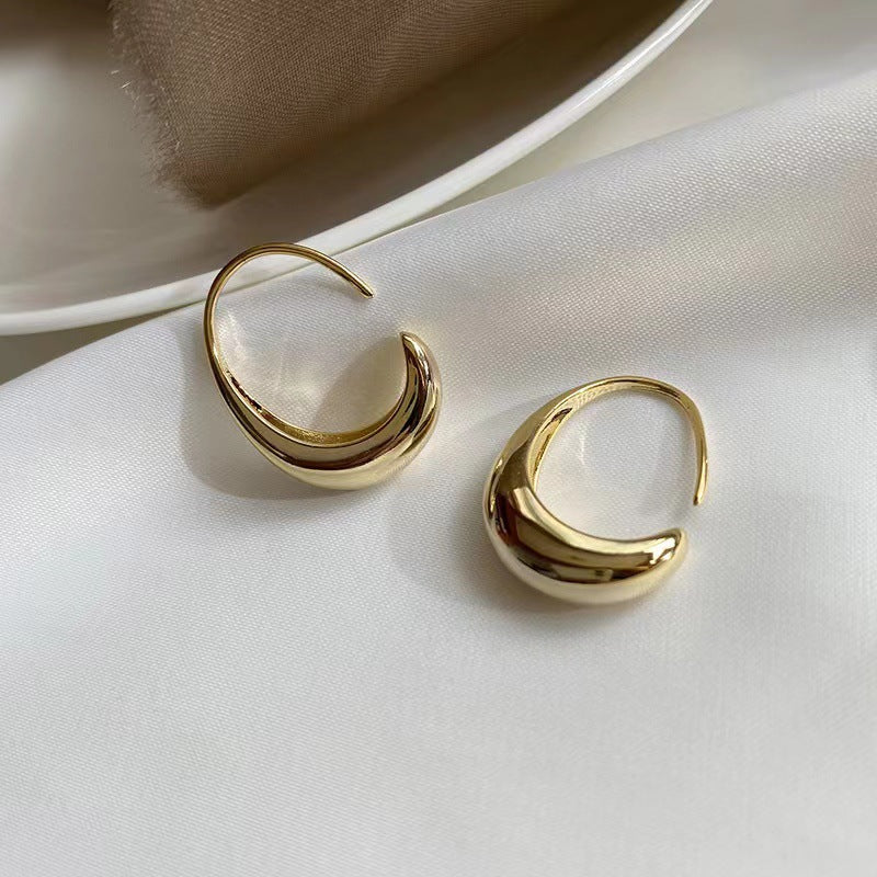 Lunar Hoop Earrings