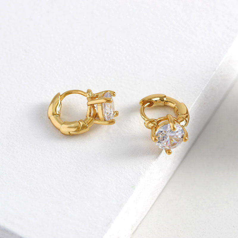 Glamorous Crystal Stud Earrings