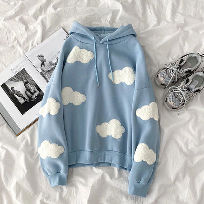 Claire Cloud Print Hoodie