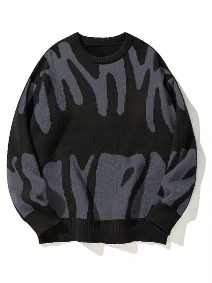 Oversized Abstract Sweatshirt