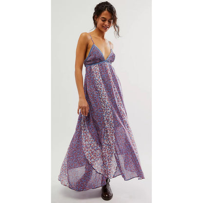 Embroidered Bloom Maxi Dress