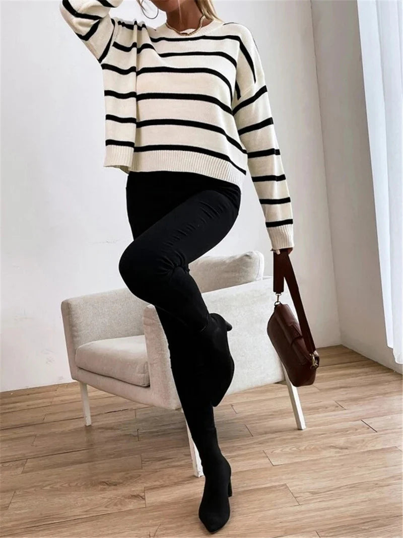 Emma Striped Knit Sweater