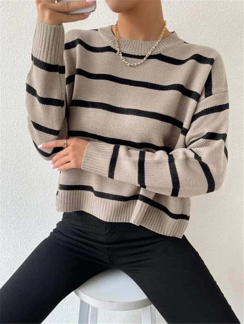 Emma Striped Knit Sweater