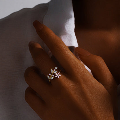 Delicate Floral Ring