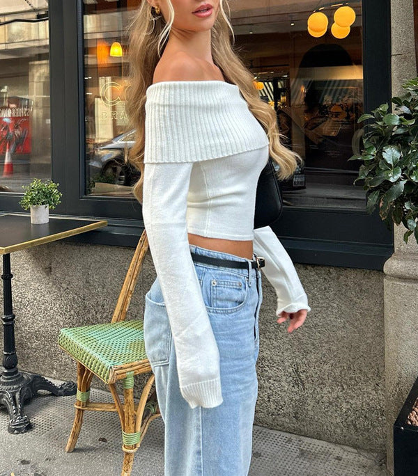 Mila Off-Shoulder Ribbed Top