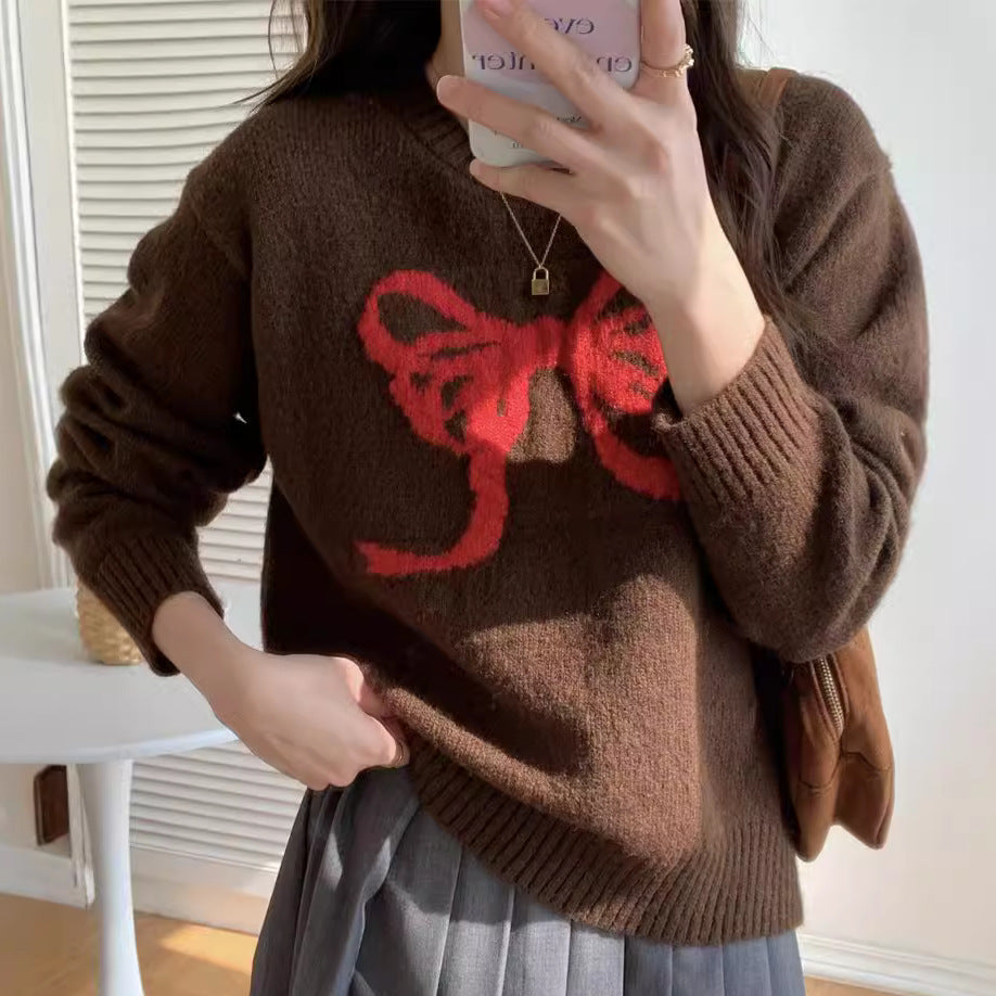 Rosie Bow Knit Sweater