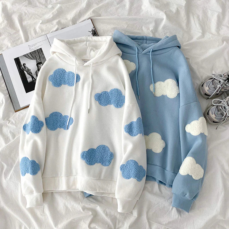 Claire Cloud Print Hoodie