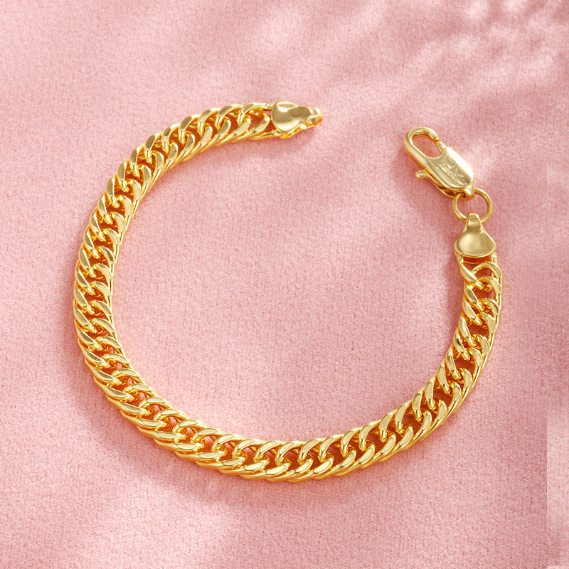 Radiant Woven Gold Bracelet