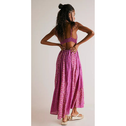 Embroidered Bloom Maxi Dress