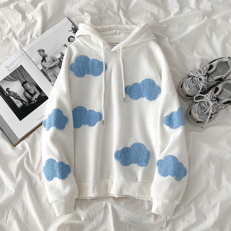 Claire Cloud Print Hoodie