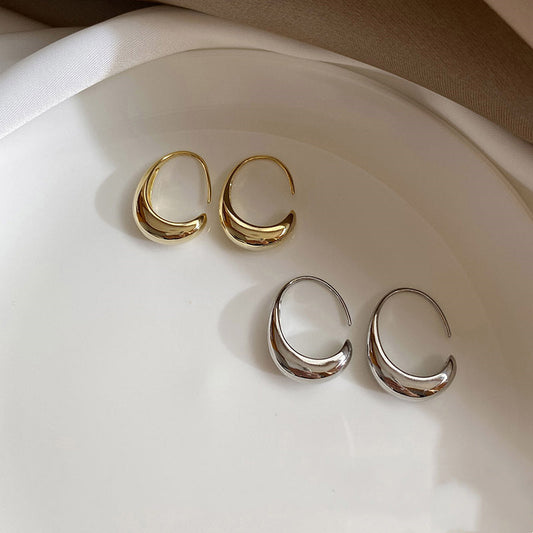 Lunar Hoop Earrings