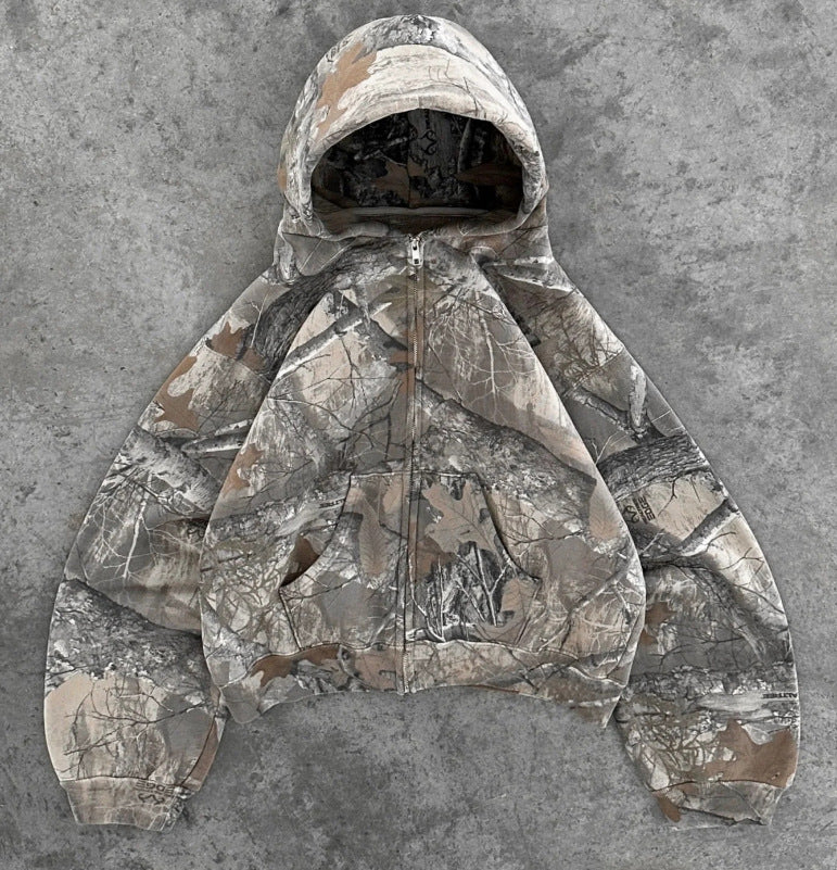 Mila Camouflage Zip up Jacket