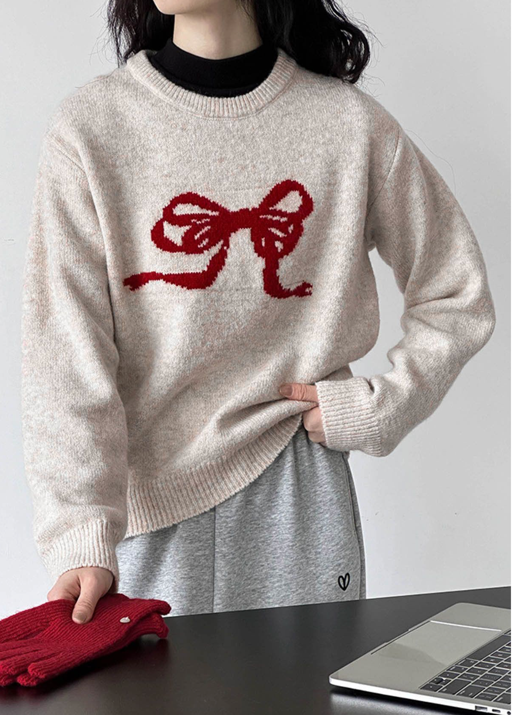 Rosie Bow Knit Sweater