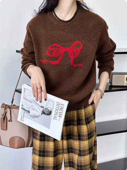 Rosie Bow Knit Sweater