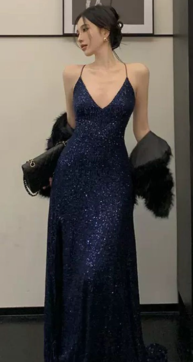 Hazel Midnight Sparkle Gown