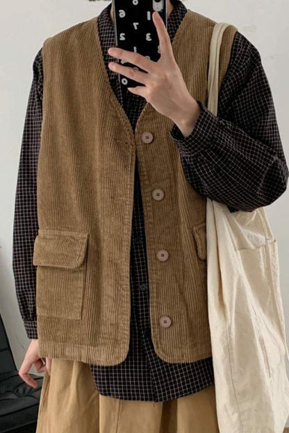 Grace Corduroy Vest