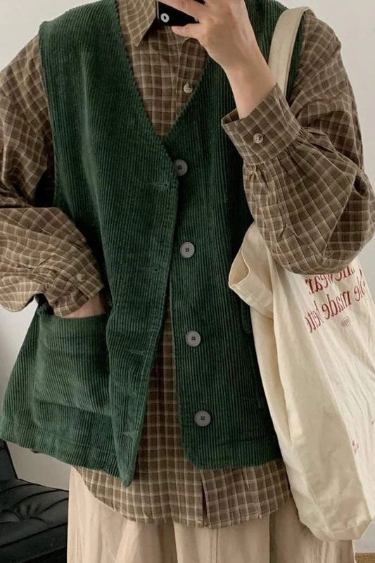 Grace Corduroy Vest