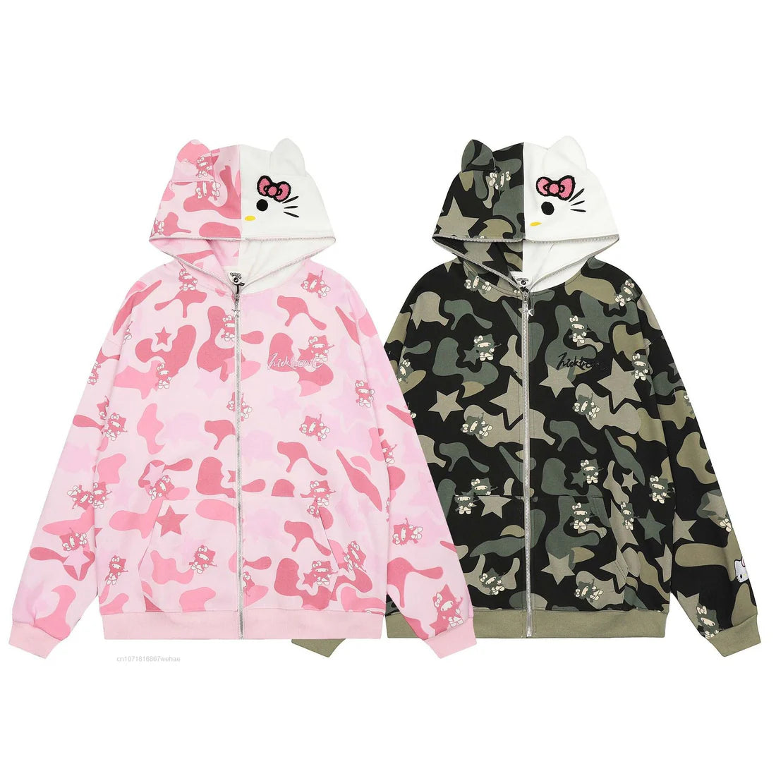 Lily Kitty Camo Hoodie