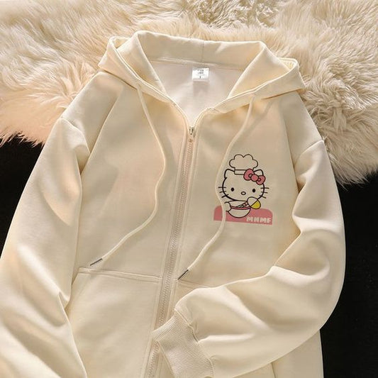 Mia Hello Kitty Print Hoodie