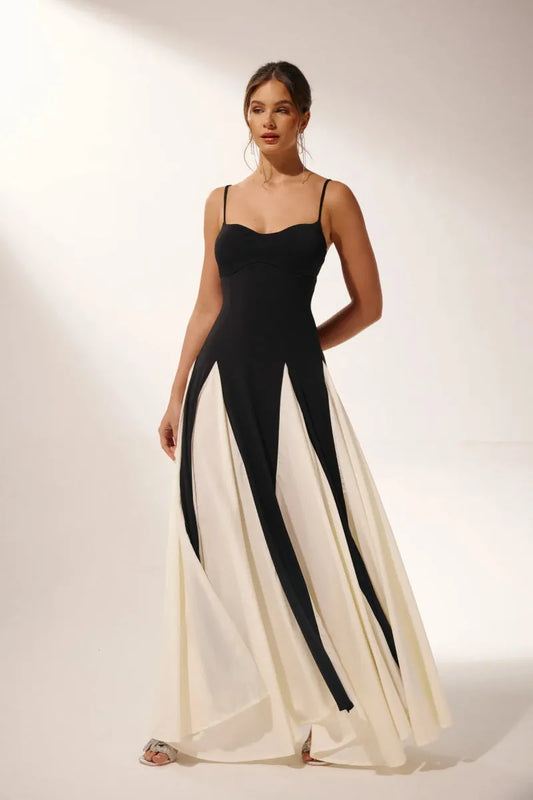 Stella Elegant Two-Tone Gown