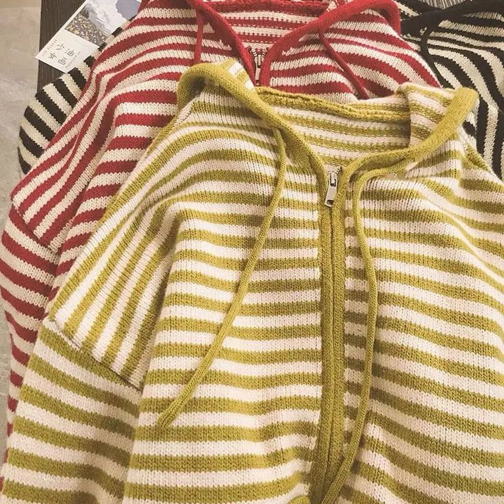 Sophie Striped Knit Hoodie