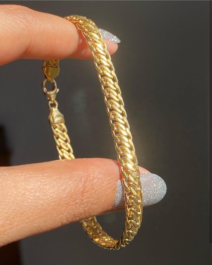 Radiant Woven Gold Bracelet